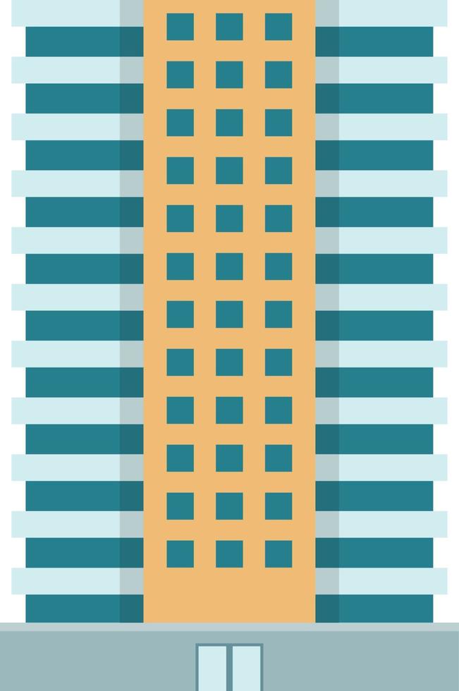 Skyscraper city building vector