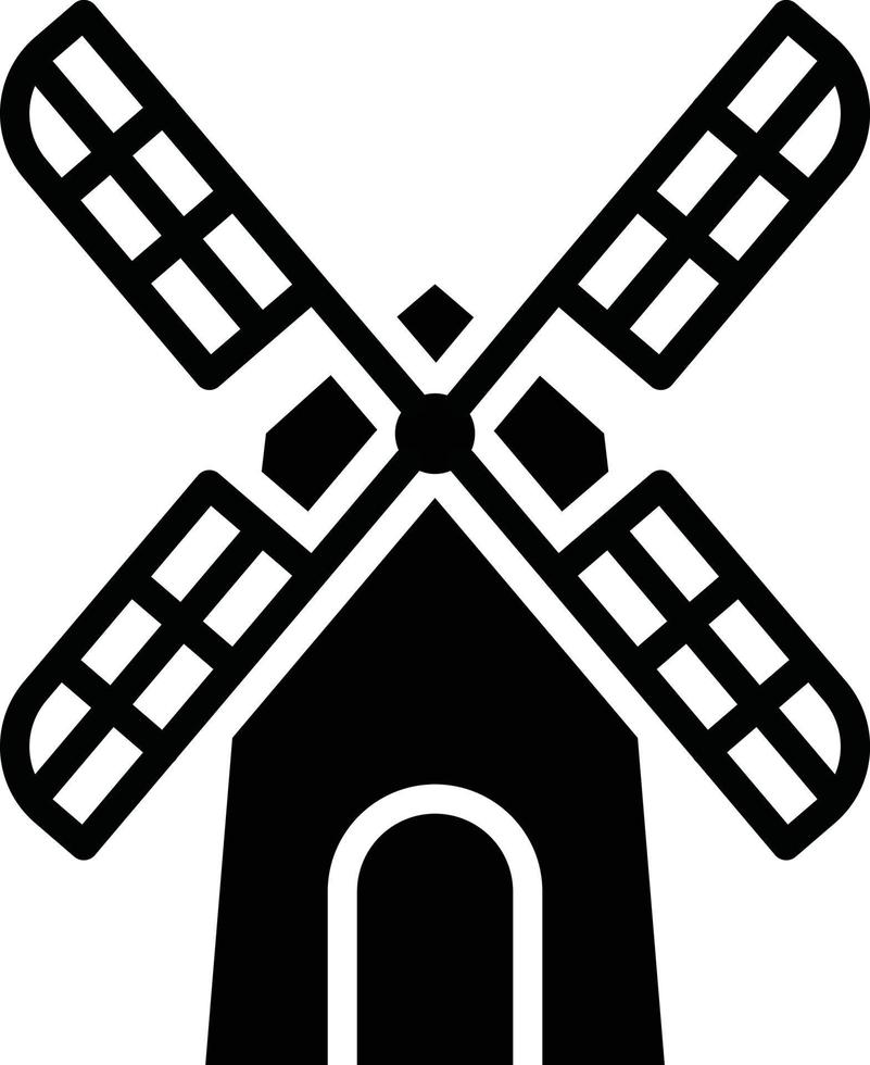Mill Vector Icon
