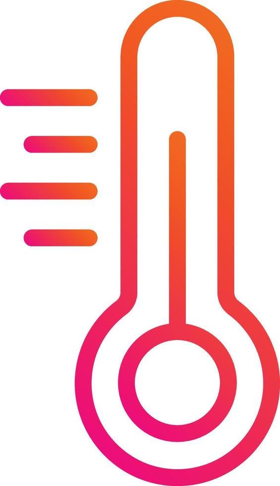 Thermometer Vector Icon Design Illustration