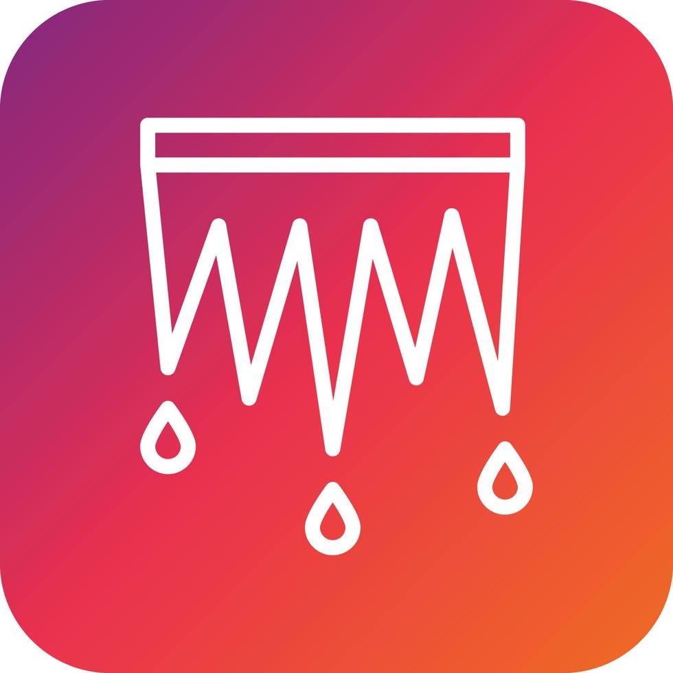 Icicle Vector Icon Design Illustration