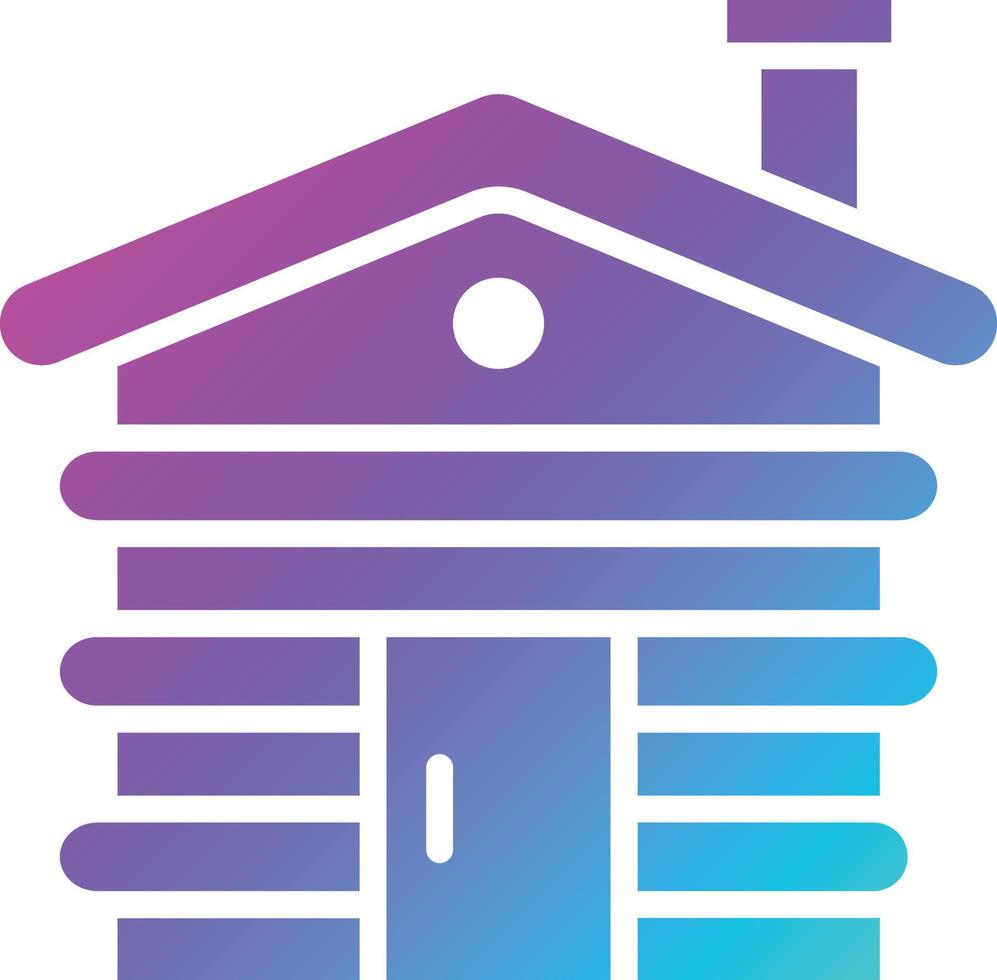 Cabin Vector Icon Design Illustration