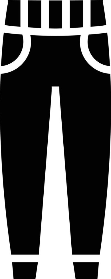 ilustración de diseño de icono de vector de pantalón