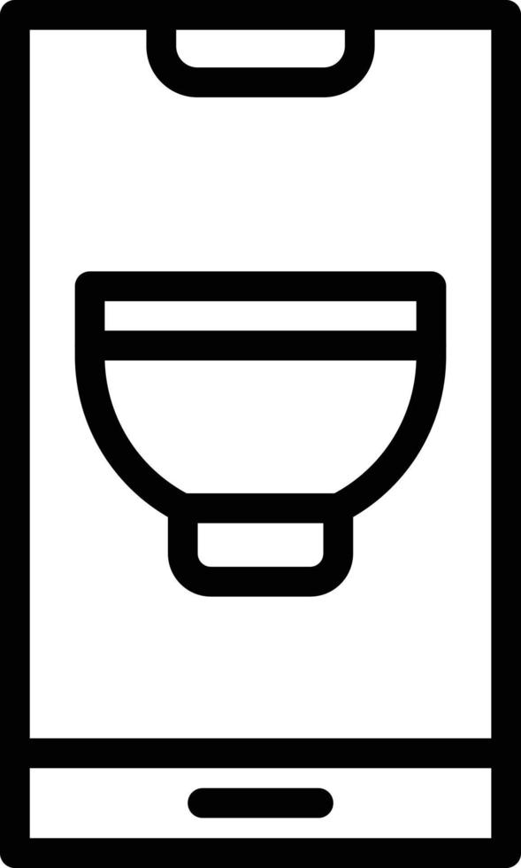 Mobile recipe Vector Icon Design Illustration