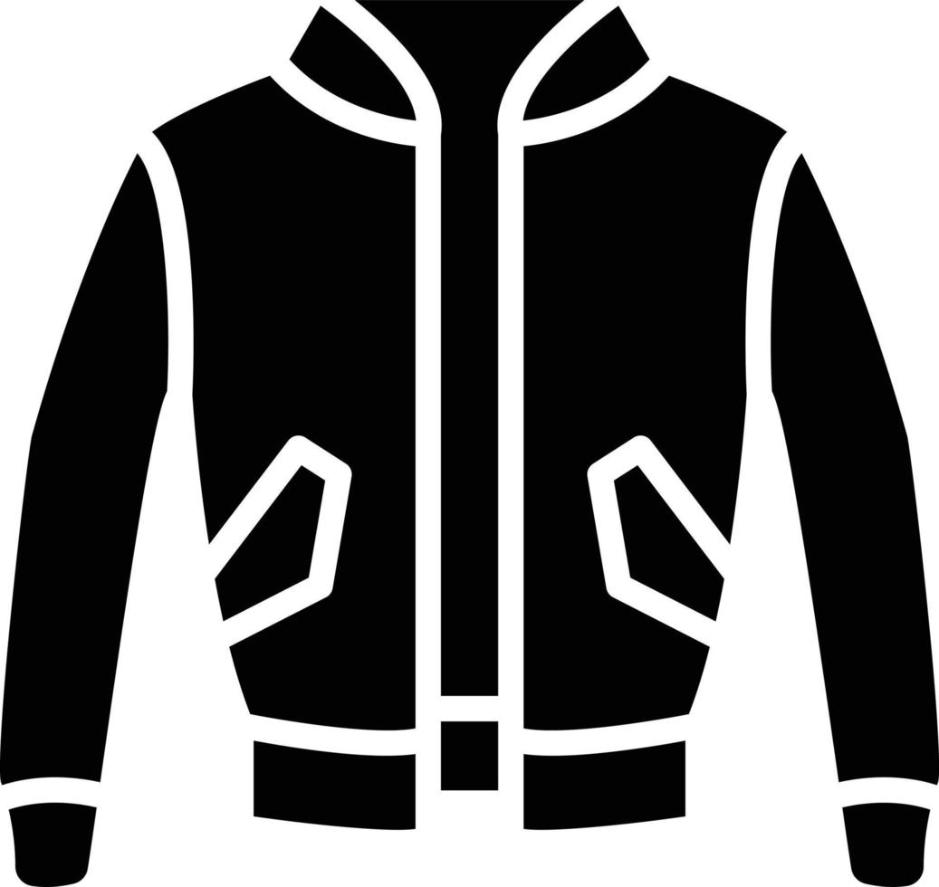 ilustración de diseño de icono de vector de chaqueta