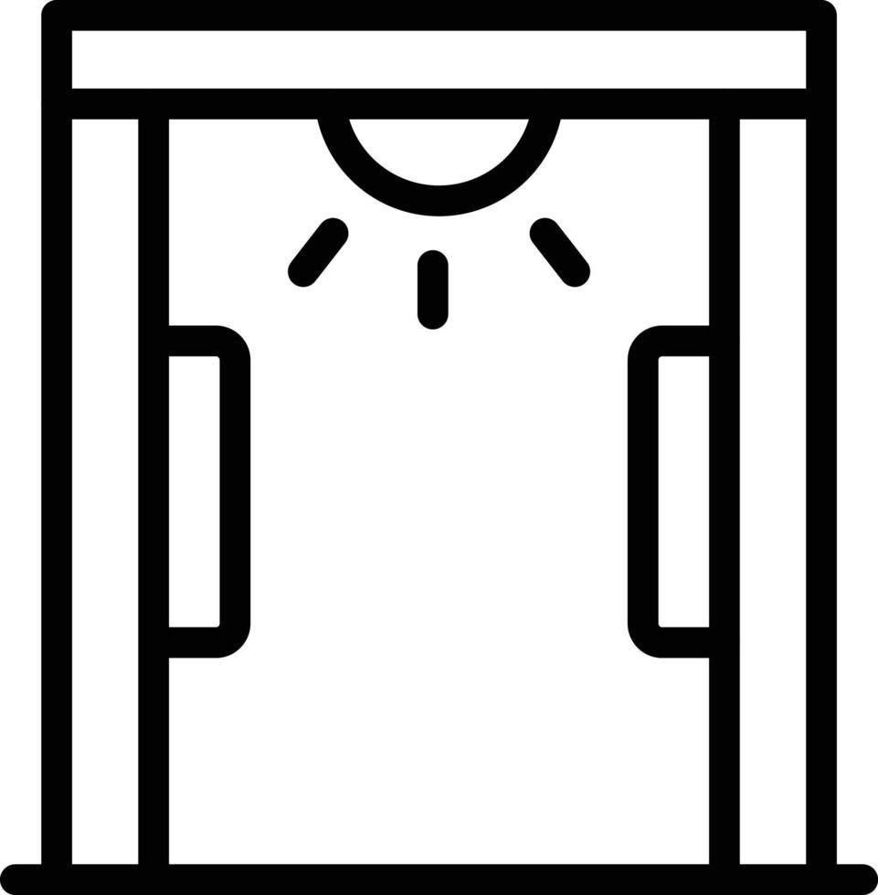 Ilustración de diseño de icono de vector de escáner