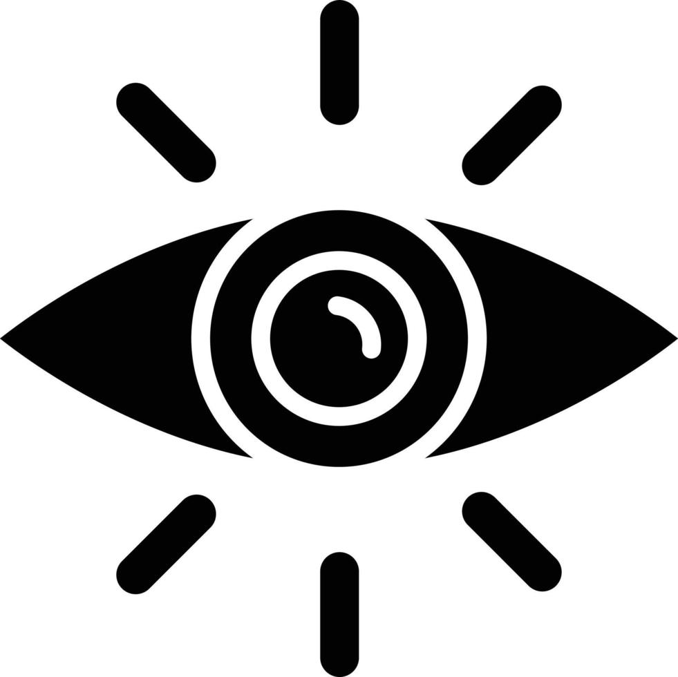 Eye Vector Icon Design Illustration