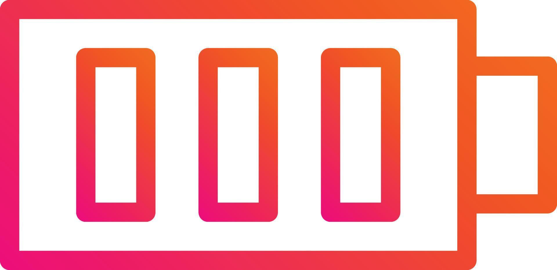Battery Vector Icon Design Illustration
