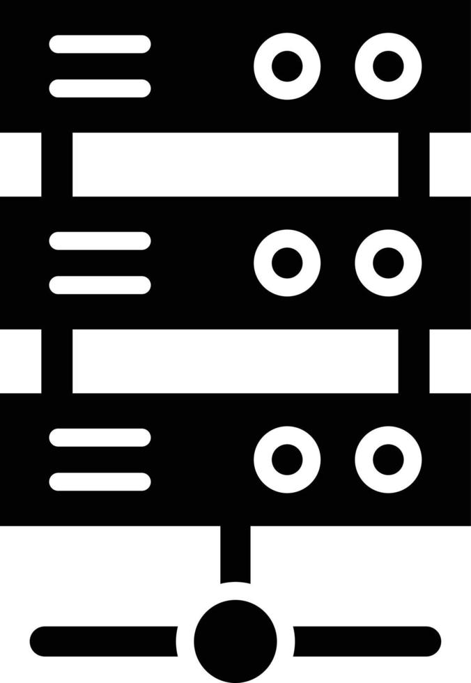 Server Vector Icon Design Illustration