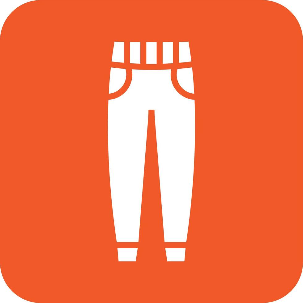 Trouser Vector Icon Design Illustration