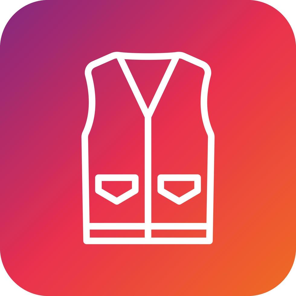 Vest Vector Icon Design Illustration