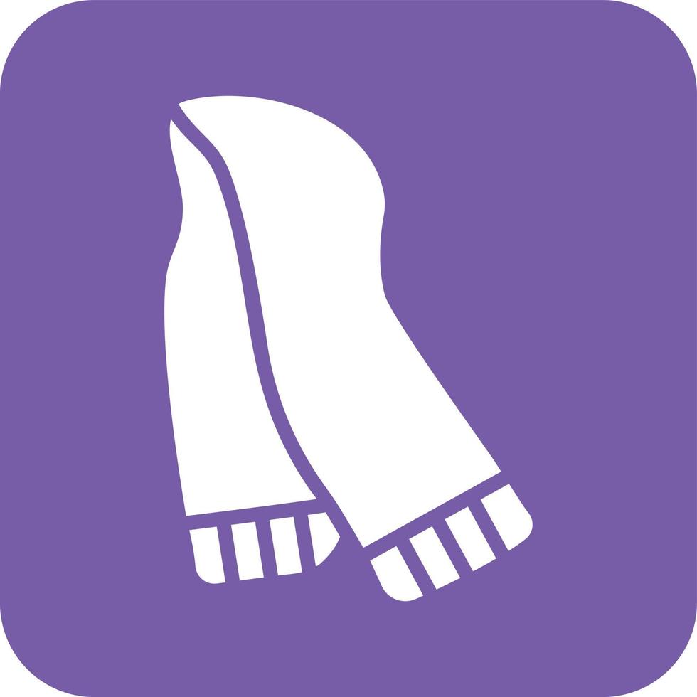 Scarf Vector Icon Design Illustration