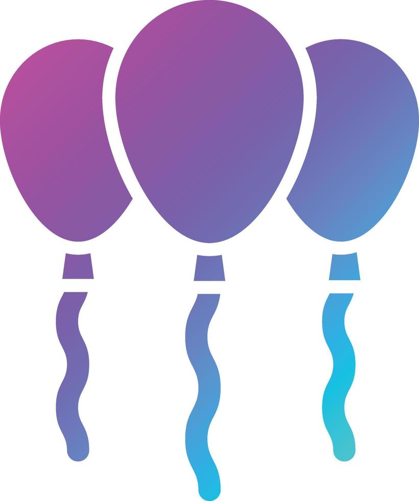 Balloons Vector Icon