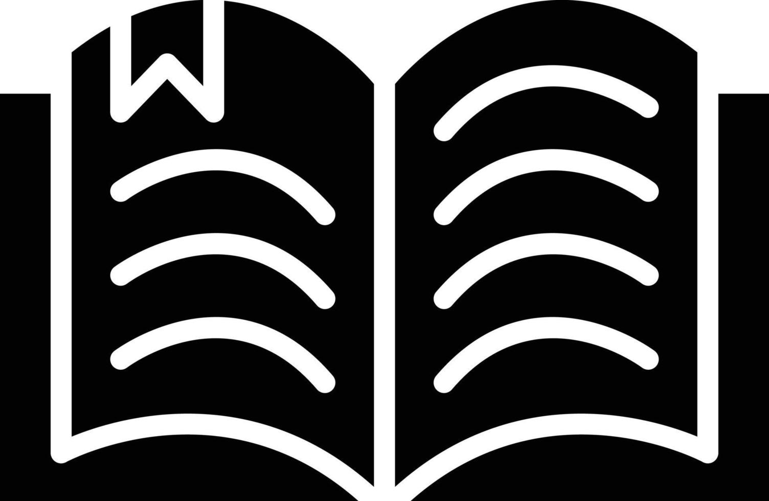 Ilustración de diseño de icono de vector de lectura
