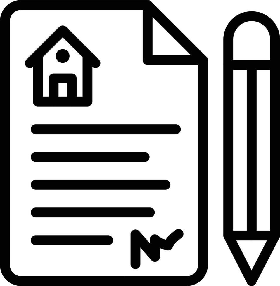 Contract Vector Icon Design Illustration