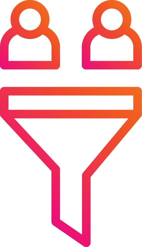 Sales Funnel Vector Icon