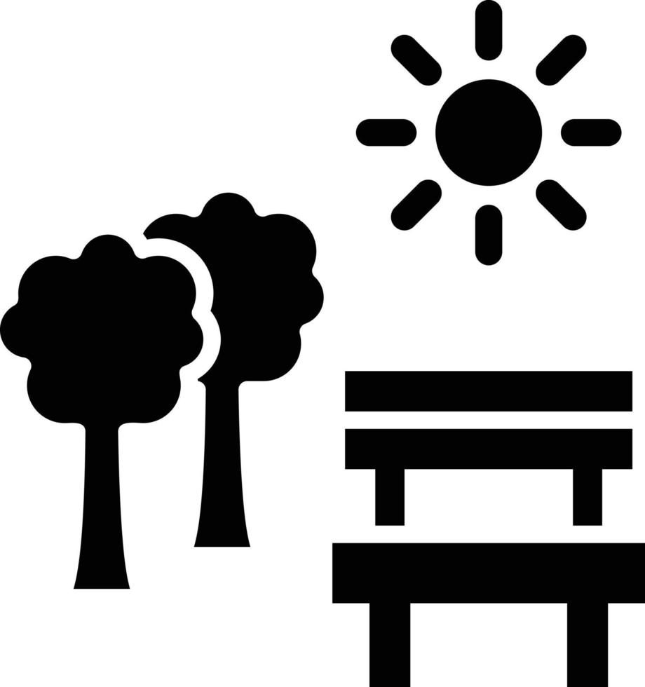 Park Vector Icon