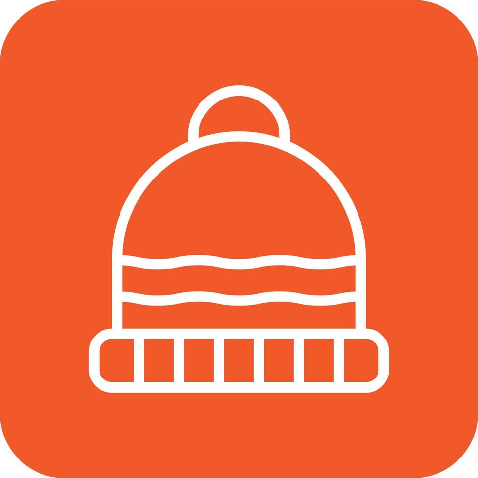 Beanie Vector Icon Design Illustration