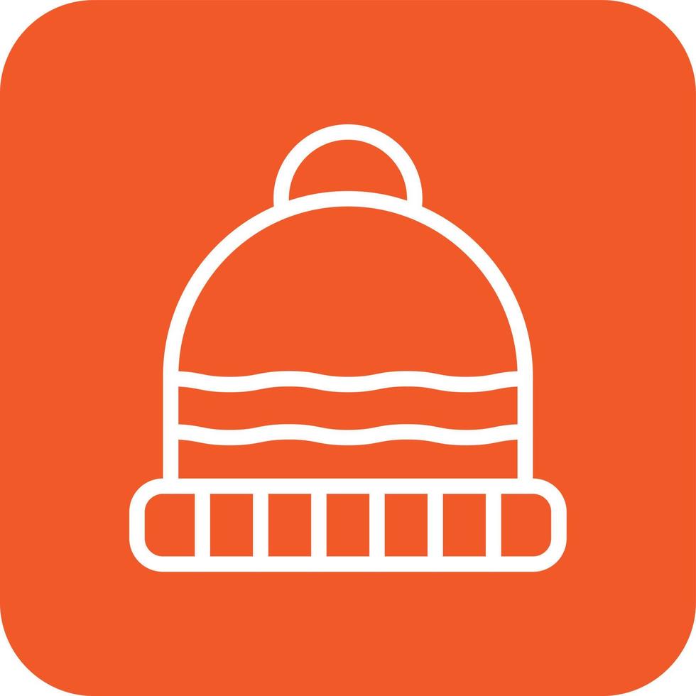 Beanie Vector Icon Design Illustration