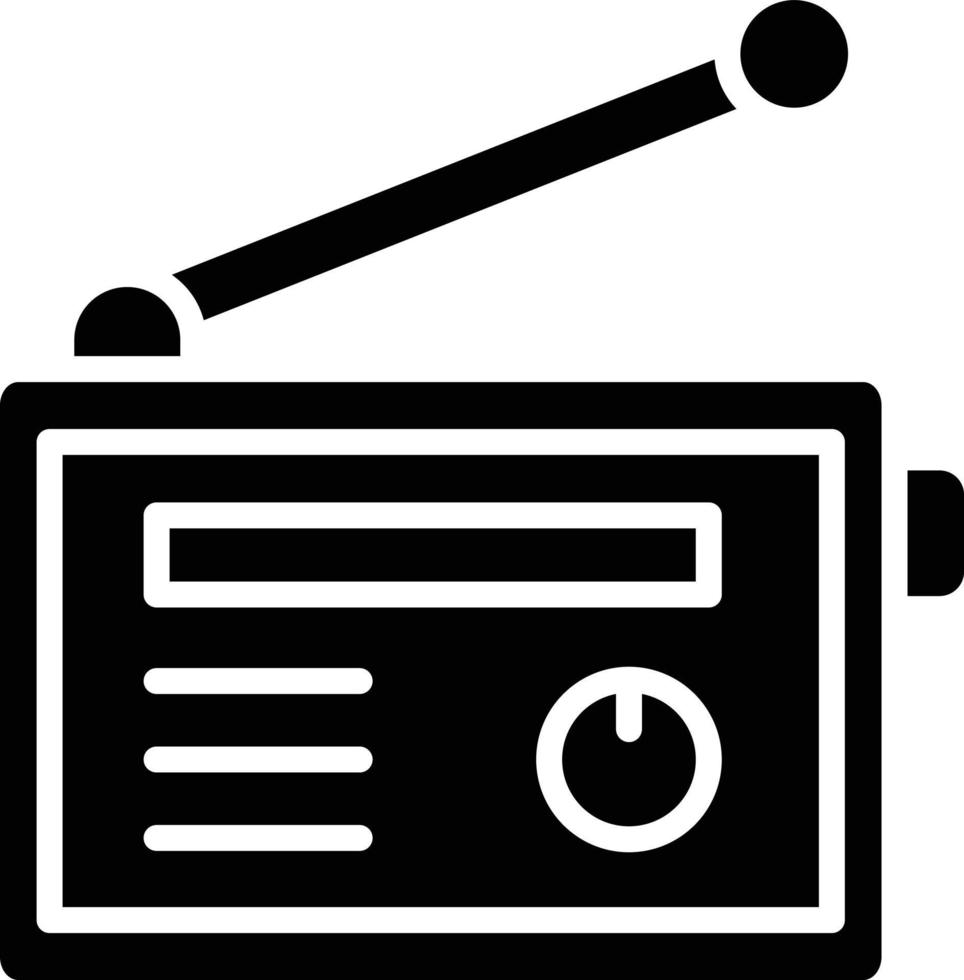 Radio Vector Icon Design Illustration