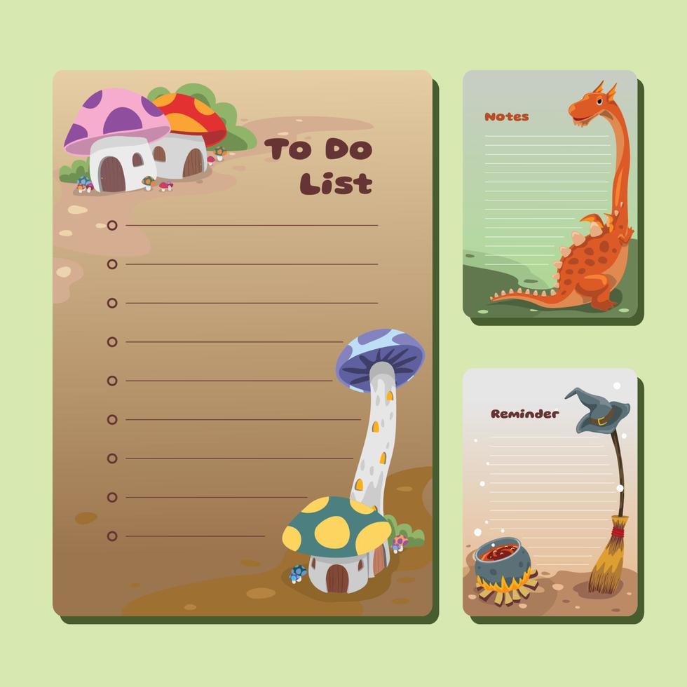 Magical Fantasy Journal vector