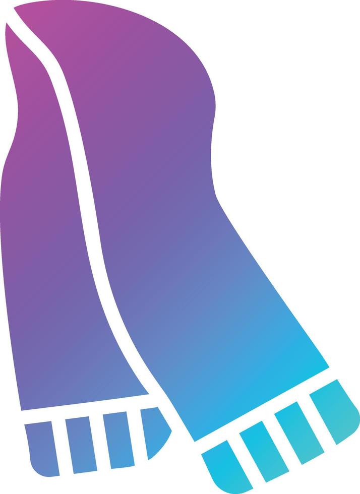 Scarf Vector Icon Design Illustration