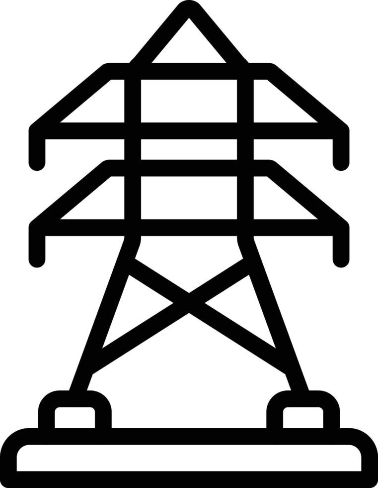 Electric tower Vector Icon Design Illustration