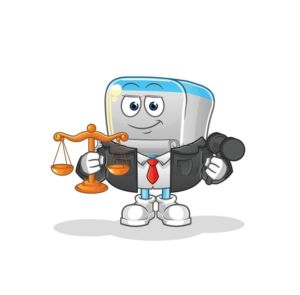canned fish cartoon mascot. cartoon vector illustration