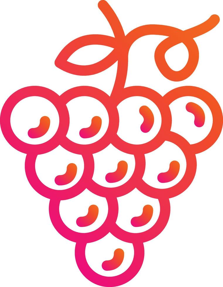 Grapes Vector Icon