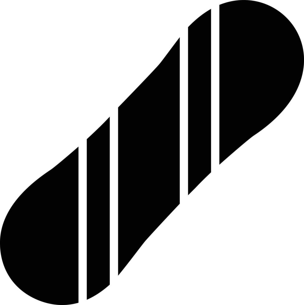 ilustración de diseño de icono de vector de snowboard