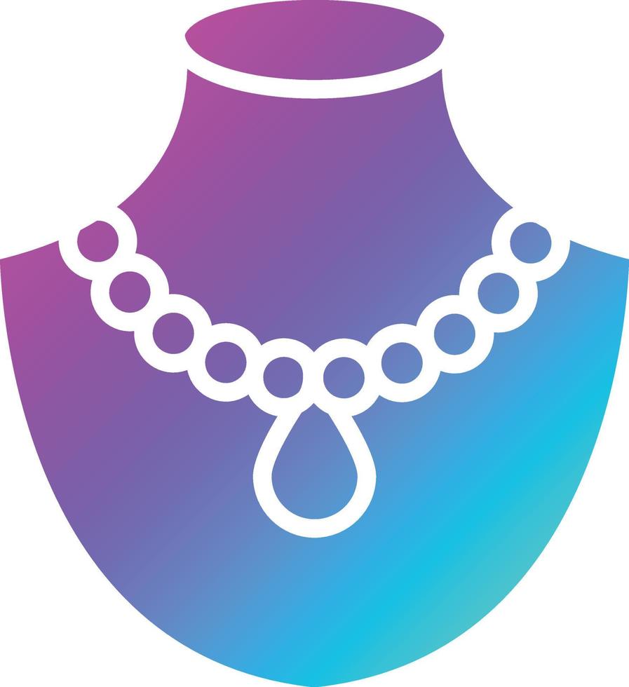 icono de vector de collar