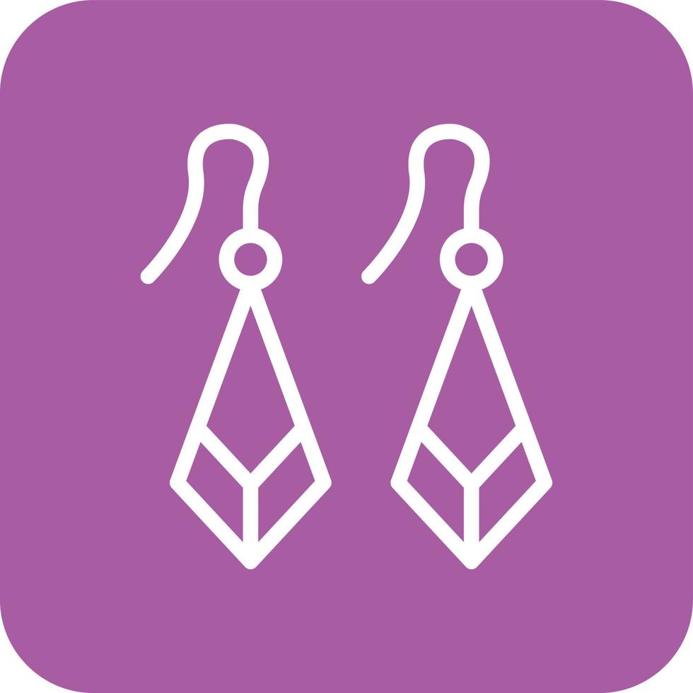 Earrings Vector Icon
