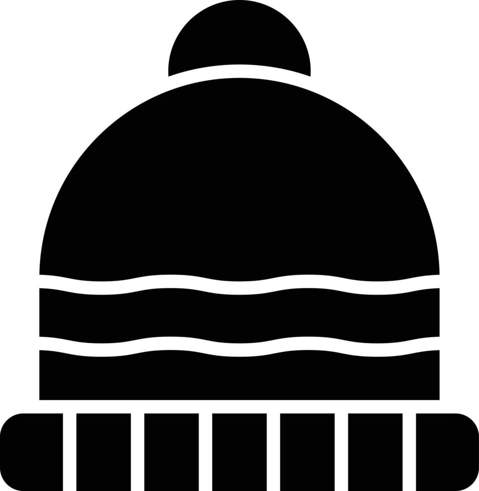 ilustración de diseño de icono de vector de gorro