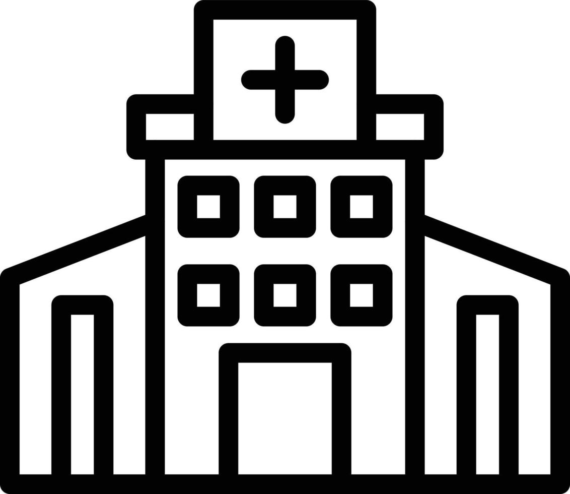 Hospital Vector Icon Design Illustration