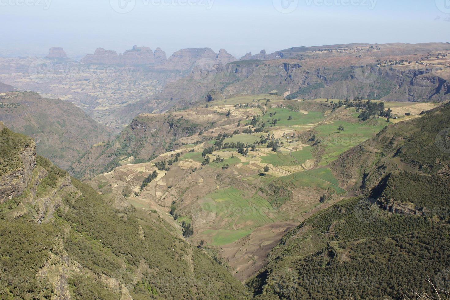 Parque nacional de las montañas de Semien, Etiopía, África foto