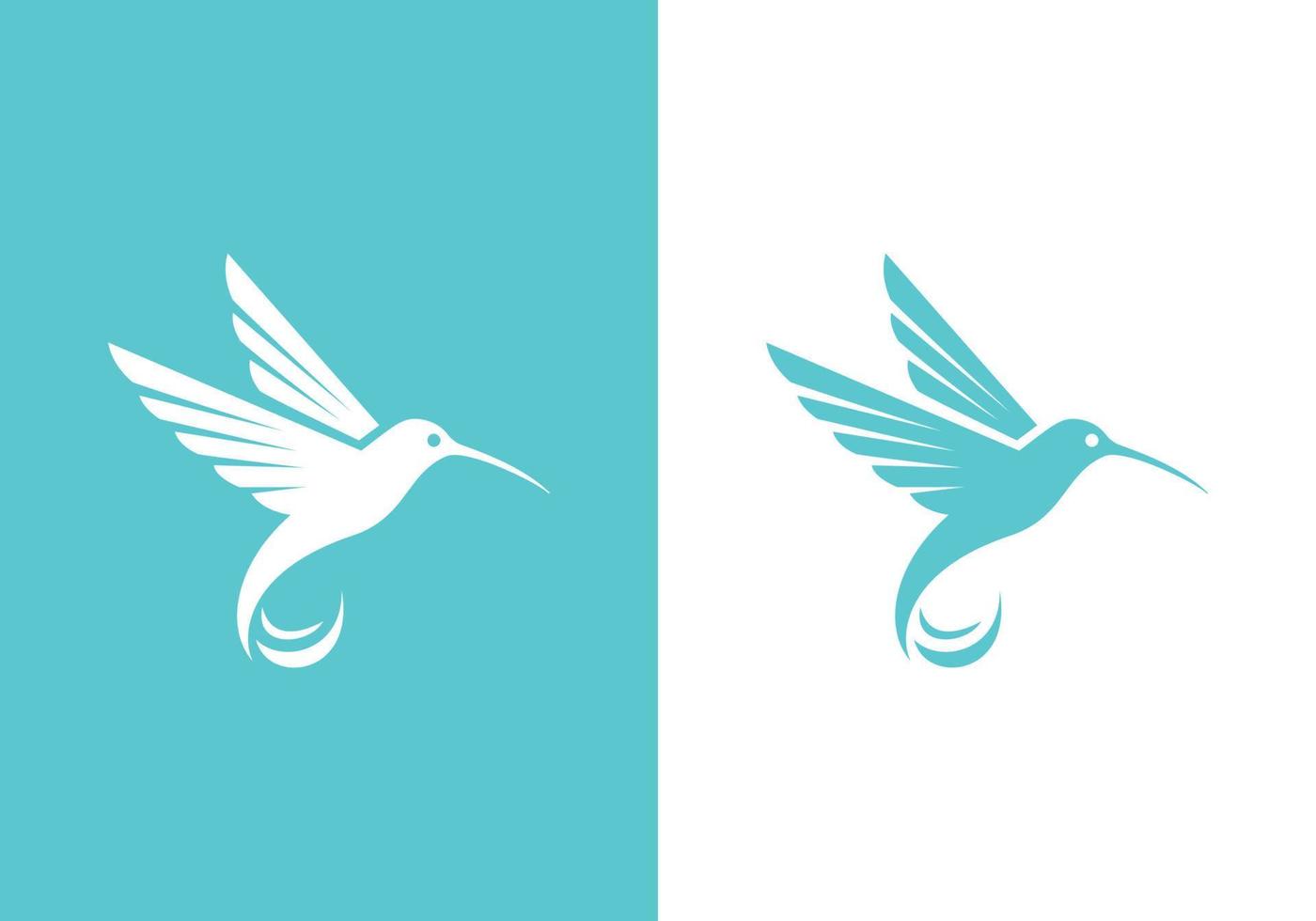 colibri logo design vector