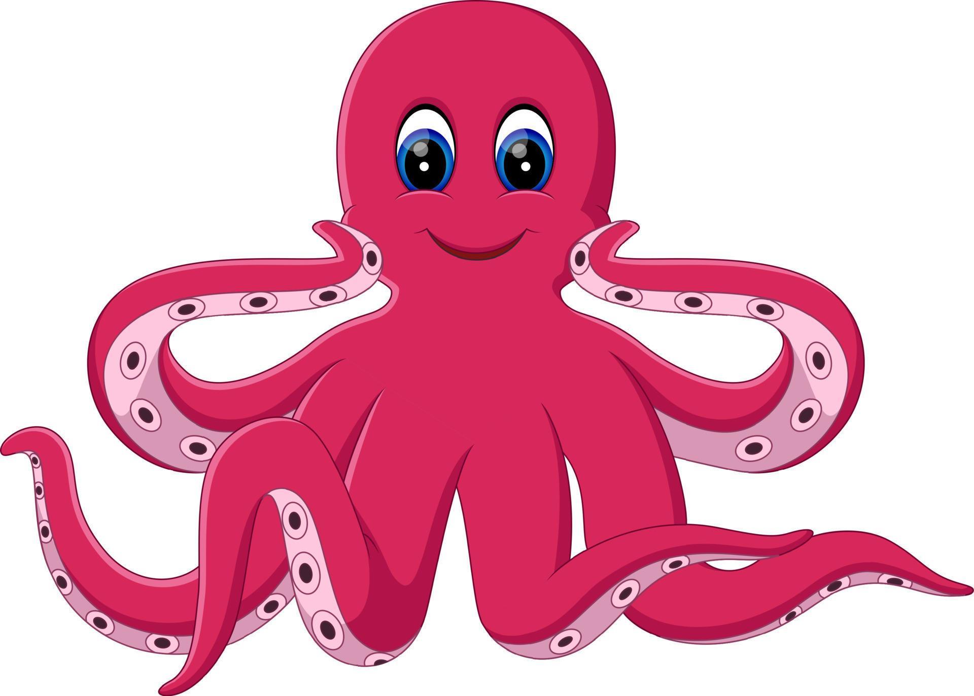 illustration of cute octopus cartoon 7916385 Vector Art at Vecteezy
