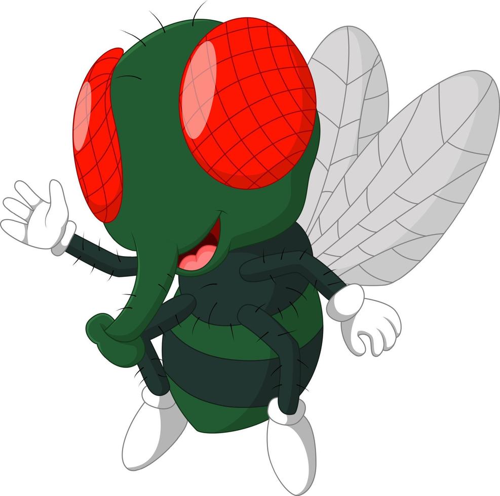 cute Fly cartoon vector