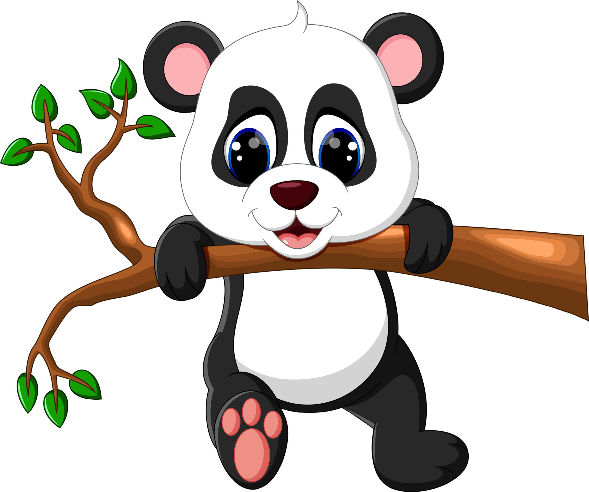 illustration of cute baby panda cartoon 7916556 Vector Art at Vecteezy