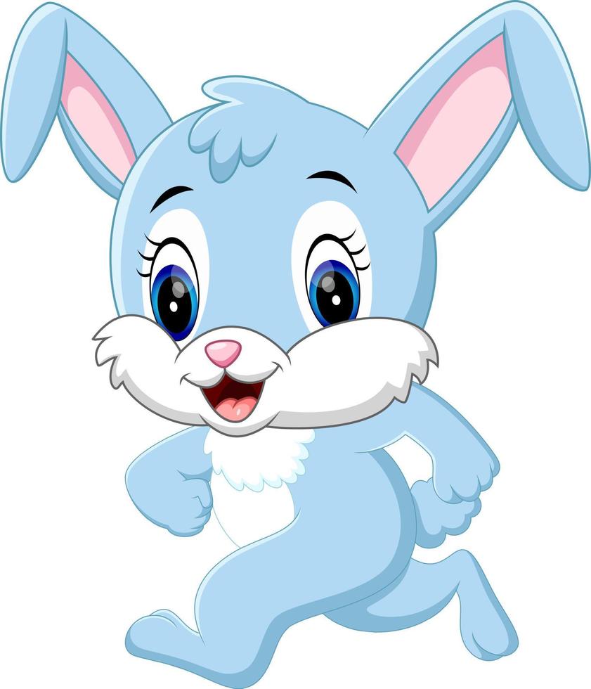 illustration of cute rabbit cartoon vector