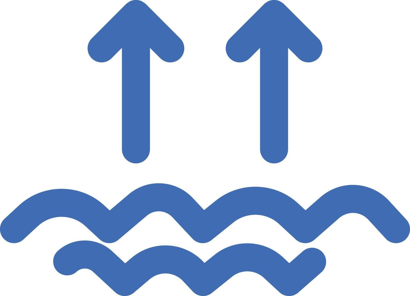 Waves Isolated Vector icon which can easily modify or edit