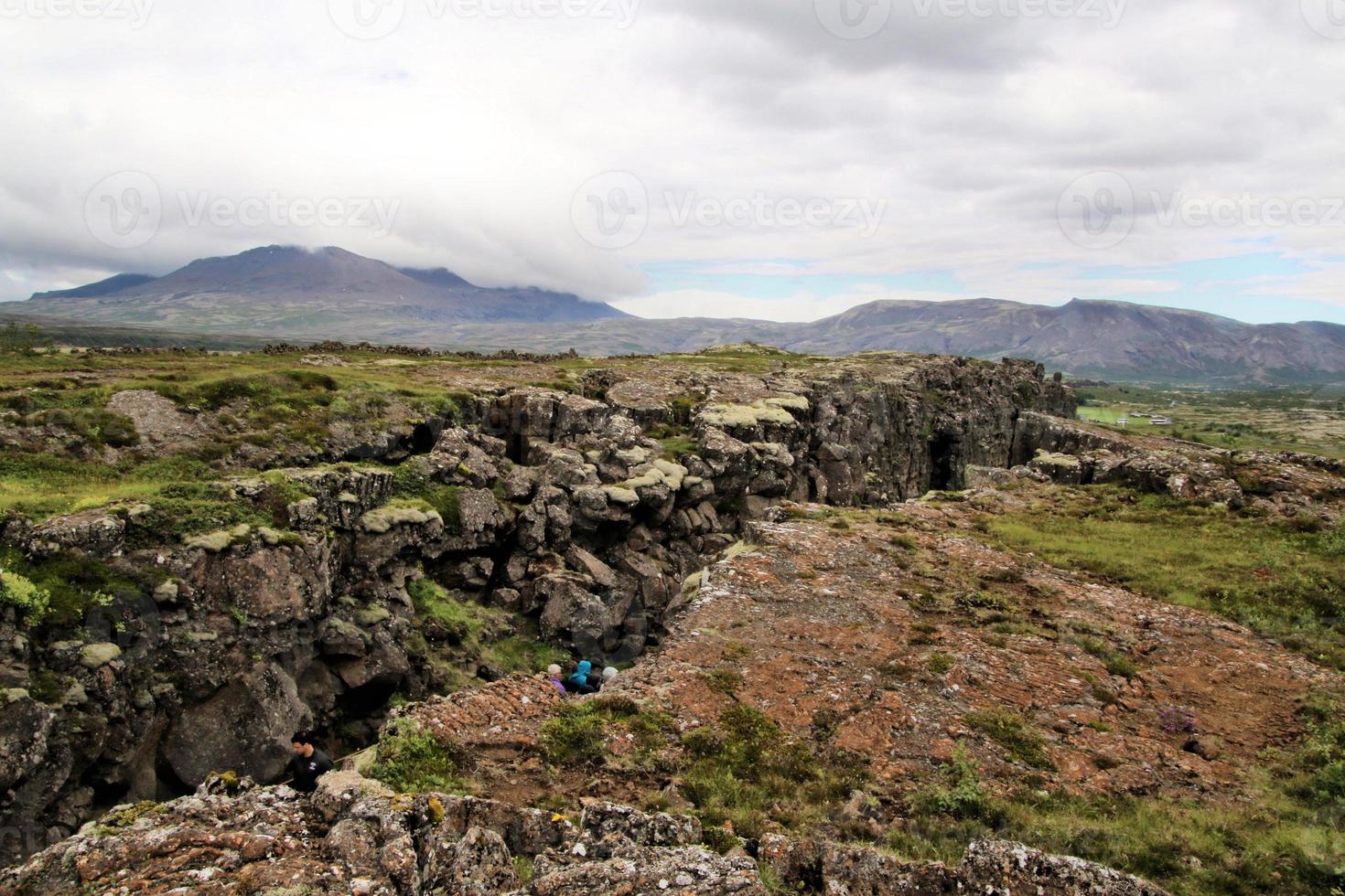 paisaje de islandia cerca de la laguna del glaciar jokulsarlon foto