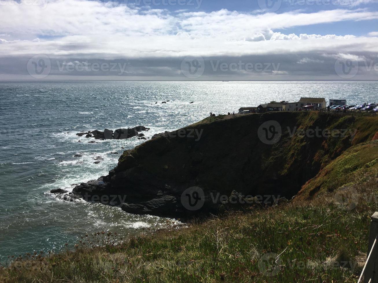 A view of the Cornwall Coast at Lizard Point photo