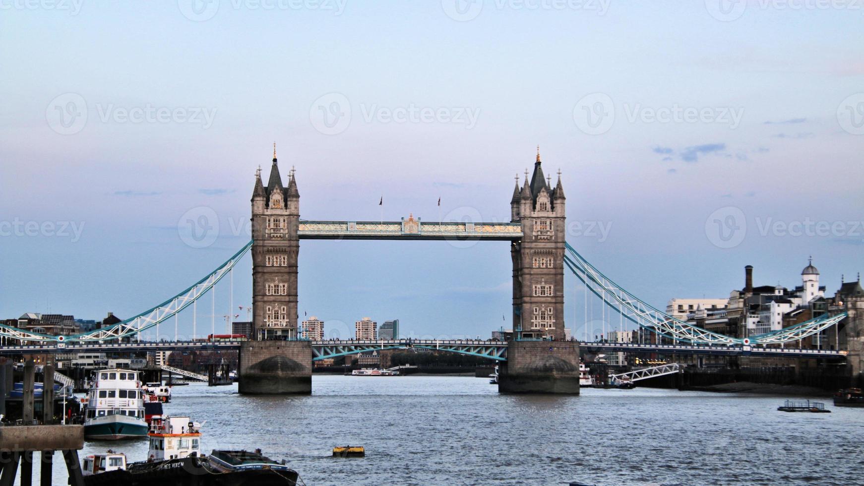 A view of Tower Bridge in London photo