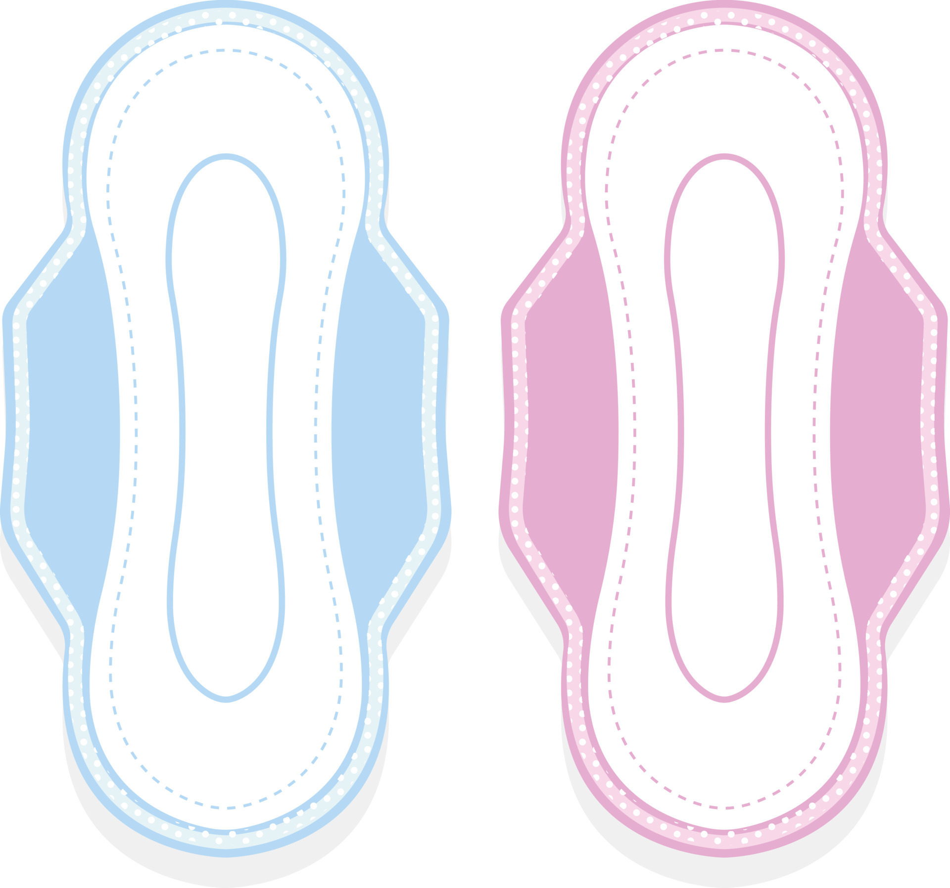 set of sanitary pads vector illustration 7918295 Vector Art at Vecteezy