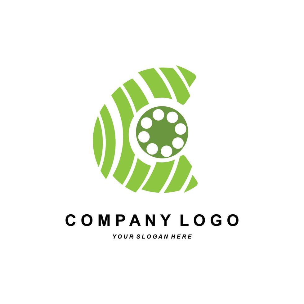 Letter C logo, Vector icon Alphabet, illustration of Company Brand Design, screen printing, sticker