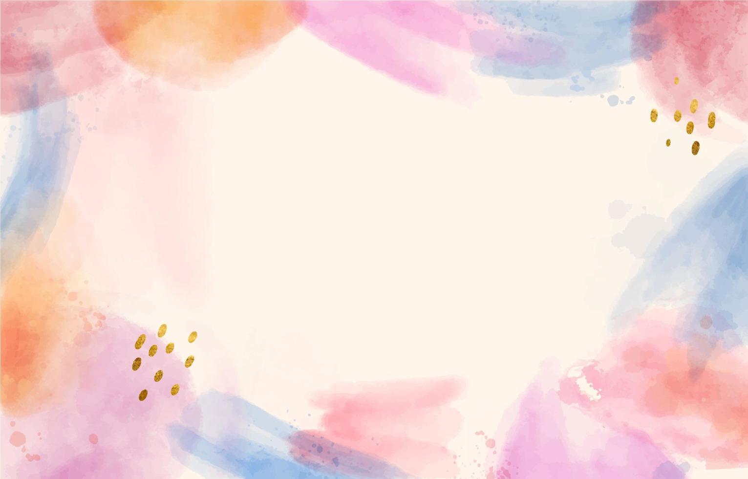 Abstract Watercolor Pastel Background vector