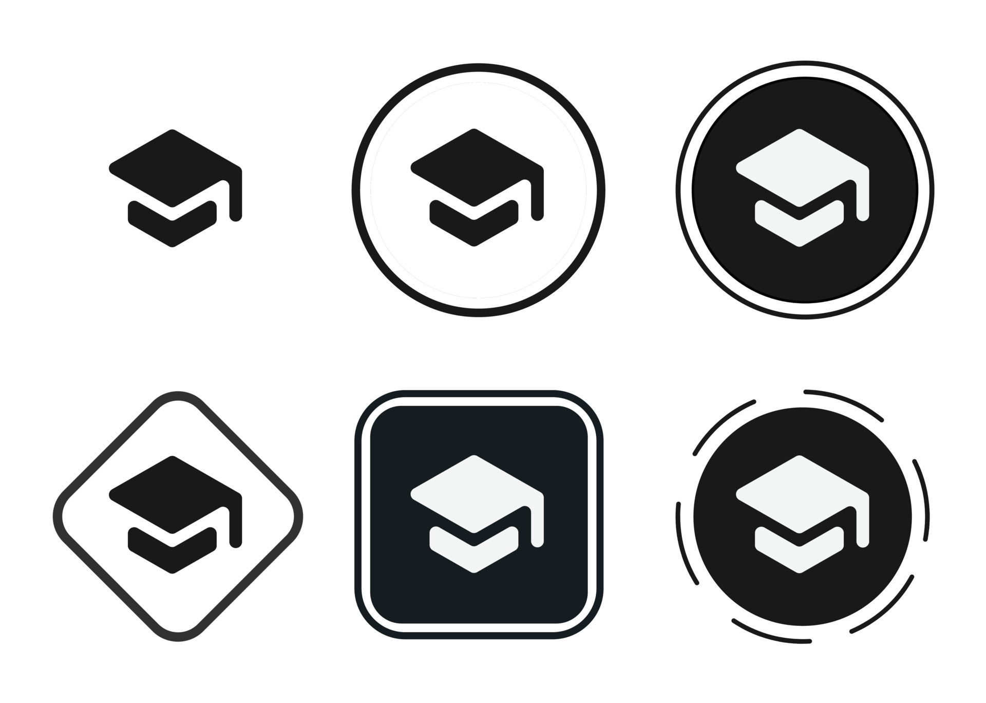 school icon set. Collection of high quality black outline logo for ...