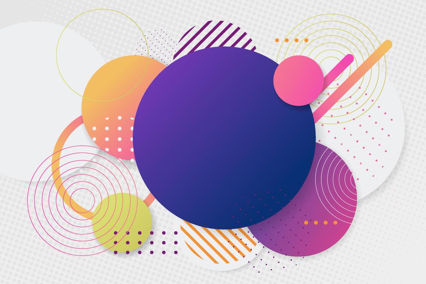 Abstract Circle Background vector