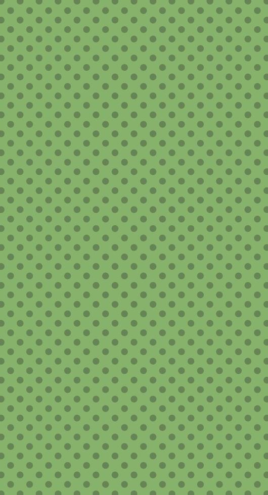 cute green polka dots seamless pattern retro stylish vintage vertical potrait background suitable for smartphone wallpaper vector