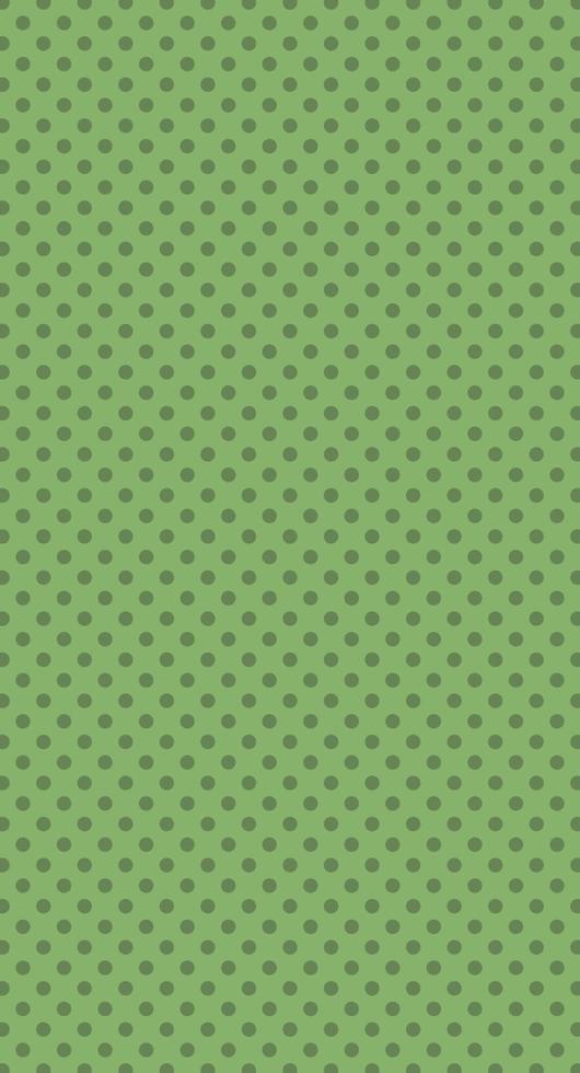 cute green polka dots seamless pattern retro stylish vintage vertical potrait background suitable for smartphone wallpaper vector